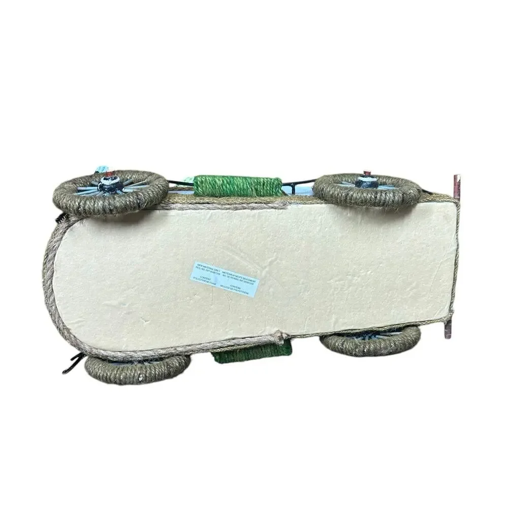 Pier 1 One HOP TOWN BUNNIES ROAD TRIP HARES RABBIT EASTER SISAL Jute 15